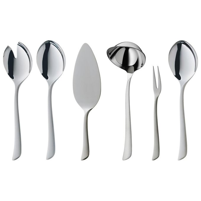 WMF 1142006391 Virginia Set di Posate 66 Pezzi per 12 Persone in Acciaio Inox Cromargan Protect colore Argento