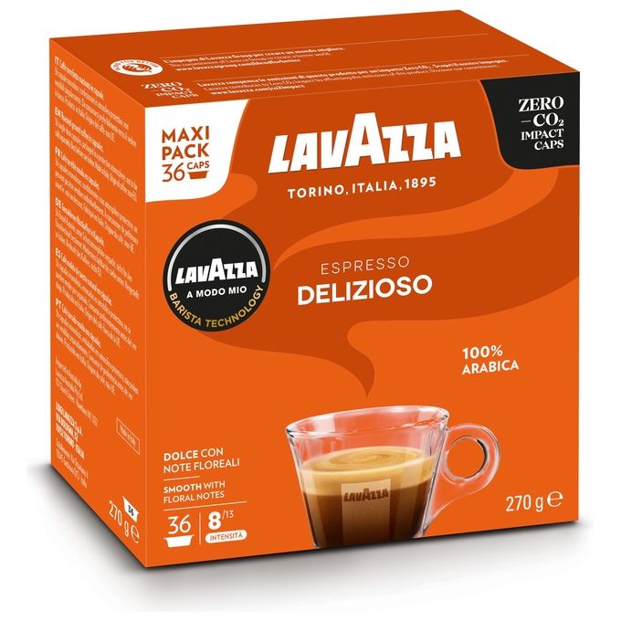 Lavazza A Modo Mio Capsule Caffe' Deliziosamente 36 Pezzi
