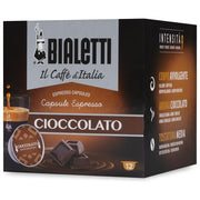 Bialetti 096080255-M Cioccolato Capsule Caffe' Compatibili Sistema Bialetti Diva Gusto Cioccolato 12 pz