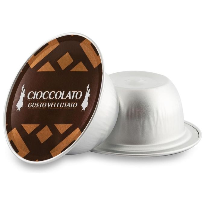 Bialetti 096080255-M Cioccolato Capsule Caffe' Compatibili Sistema Bialetti Diva Gusto Cioccolato 12 pz