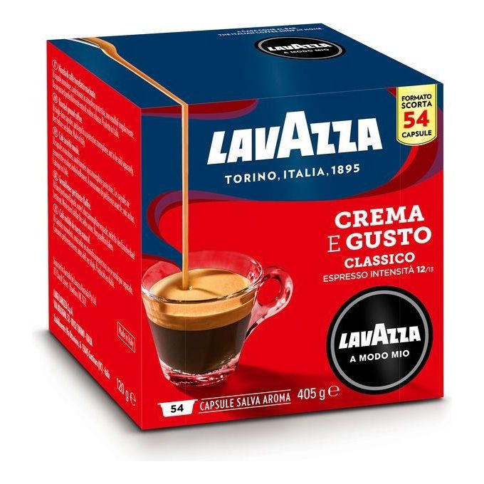 Lavazza A Modo Mio Capsule Caffe' Crema e Gusto 54 Pezzi
