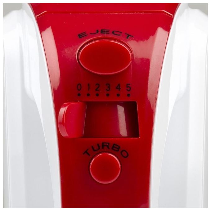 Girmi SB02 Sbattitore 170W Bianco-Rosso