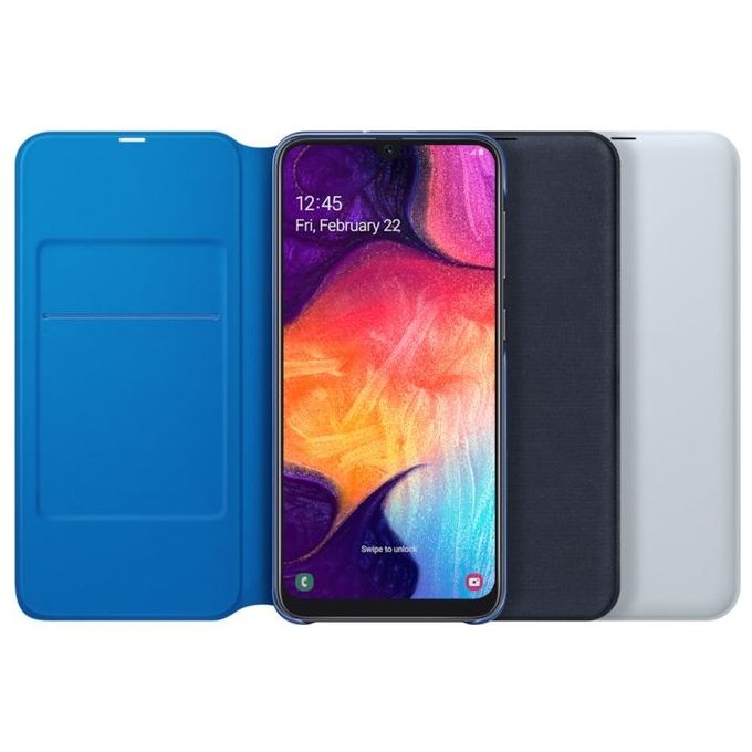 Samsung Wallet Cover Black Galaxy a50