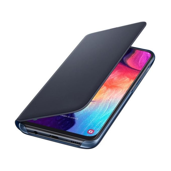 Samsung Wallet Cover Black Galaxy a50