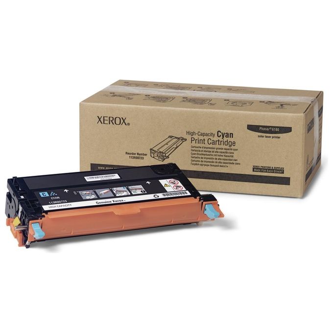 Xerox Toner Ciano Alta Capac. Phaser 6180