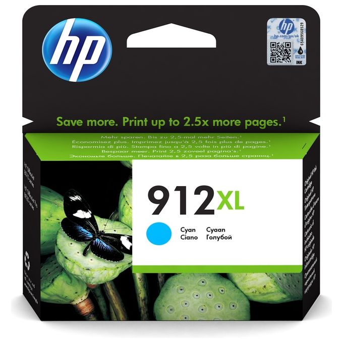HP 912xl Cartuccia d'Inchiostro Originale Ciano