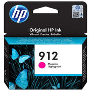 HP, Cartuccia Inchiostro Magenta, Originale 912, 315 Pagine, Pigmenti