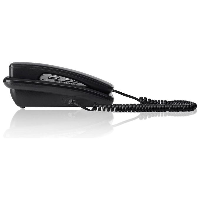 Brondi Telefono con Filo Office Desk Nero Display Lcd 12 Cifre Vivavoce 3 Memorie Dirette
