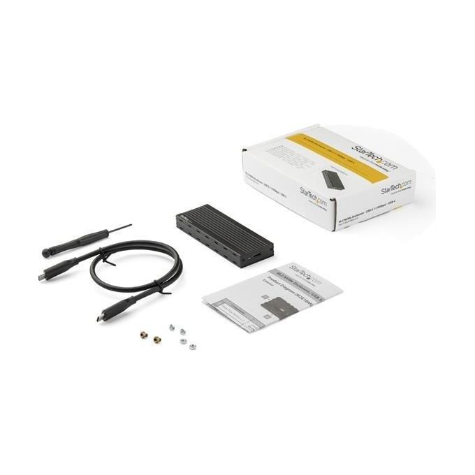 StarTech.com Box USB 3.1 Gen 2 Tipo-C per PCIe Ssd M.2 NVMe per Disco Rigido Esterno