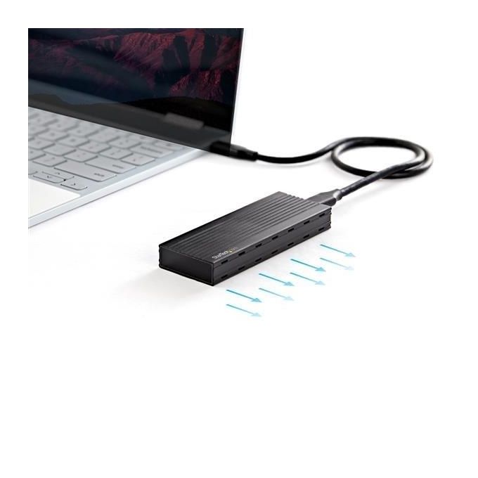 StarTech.com Box USB 3.1 Gen 2 Tipo-C per PCIe Ssd M.2 NVMe per Disco Rigido Esterno