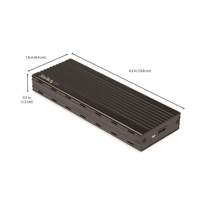 StarTech.com Box USB 3.1 Gen 2 Tipo-C per PCIe Ssd M.2 NVMe per Disco Rigido Esterno