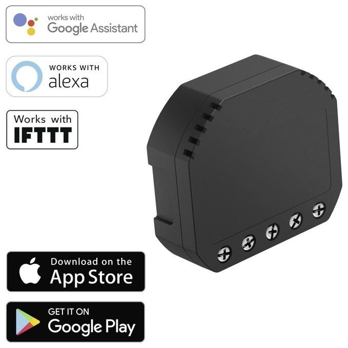 Hama Interruttore WiFi da Muro a Incasso Compatibile con Alexa e Google