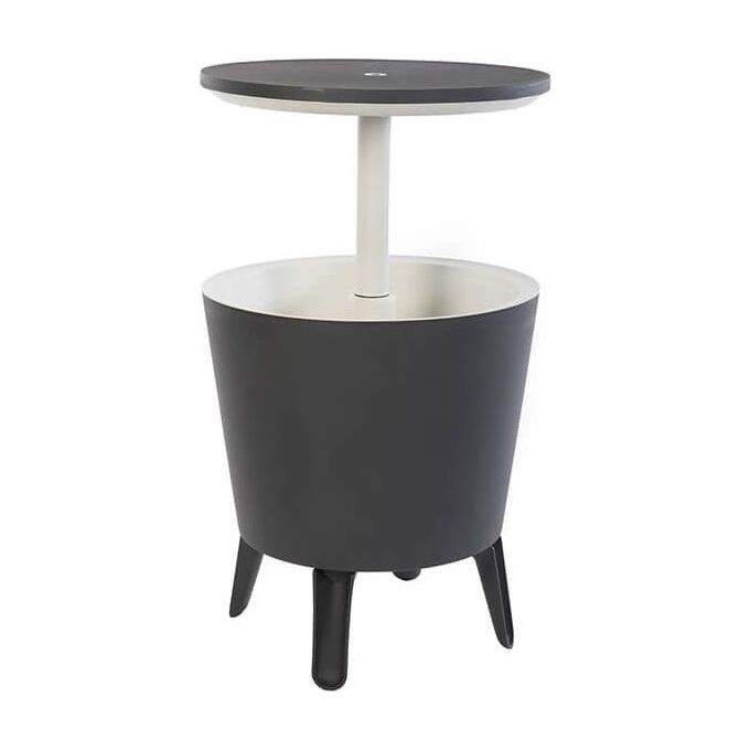 Keter Tavolino Portaghiaccio In Resina 30 LT Grigio