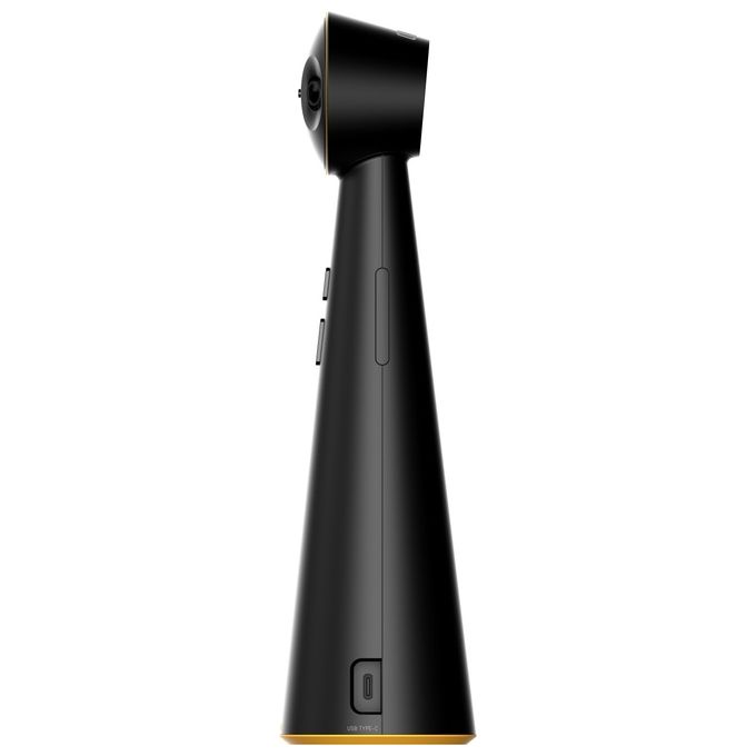 Ipevo 5-910-2-08-00 TOTEM 180 Telecamera per conferenze 4K 180° con AI Auto Framing e microfoni omnidirezionali colore Nero e Blu