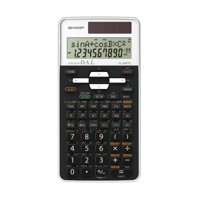 Sharp Calcolatrice Scientifica 12 Cifre 470 Funzioni Bianco