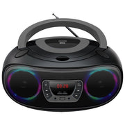 Denver TCL-212BT GREY Lettore CD Portatile con Radio FM Bluetooth USB e Ingresso AUX colore Grigio