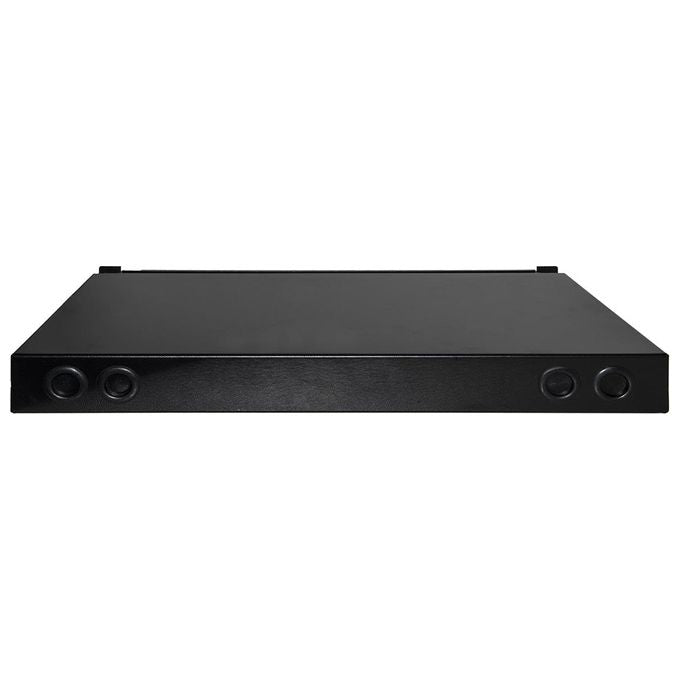 Link cassetto fibra ottica 24 porte per adattatori lc duplex 1 unita' per installazione 19 nero
