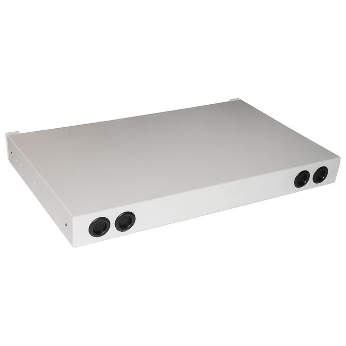 Link cassetto fibra ottica 24 porte per adattatori lc duplex 1 unita' per installazione 19 grigio