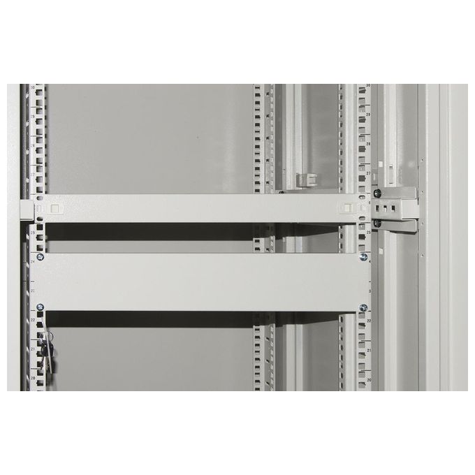 Link pannello cieco 2 unita per chiusura spazi vuoti in armadi rack 19 grigio