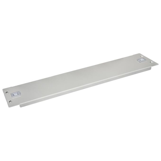 Link pannello cieco 2 unita per chiusura spazi vuoti in armadi rack 19 grigio