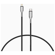 Cygnett CY2799PCCCL Armoured Cavo Lightning USB-C 1 m MFi certificato nylon intrecciato Kevlar colore Nero