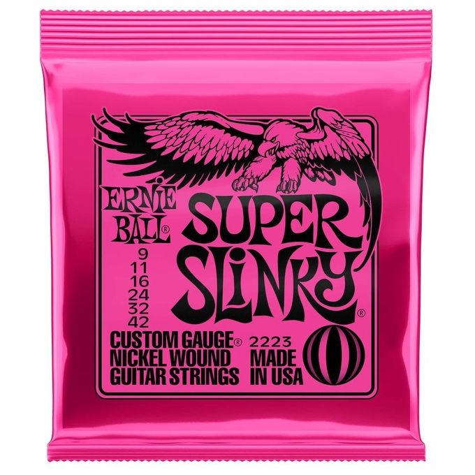 Ernie Ball P02223 Muta Corde Chitarra Acciaio Elettrico 6 Pezzi