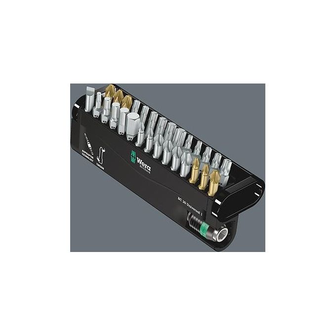 Wera Bit-Check 30 Universale 1 Punte Per Cacciavite 30 Pezzi
