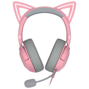 Razer RZ04-04730200-R3M1 Kraken Kitty V2 Cuffie Gaming Cablate con Microfono Cardioide HyperClear Driver TriForce da 50 mm Illuminazione RGB Reattiva colore Rosa