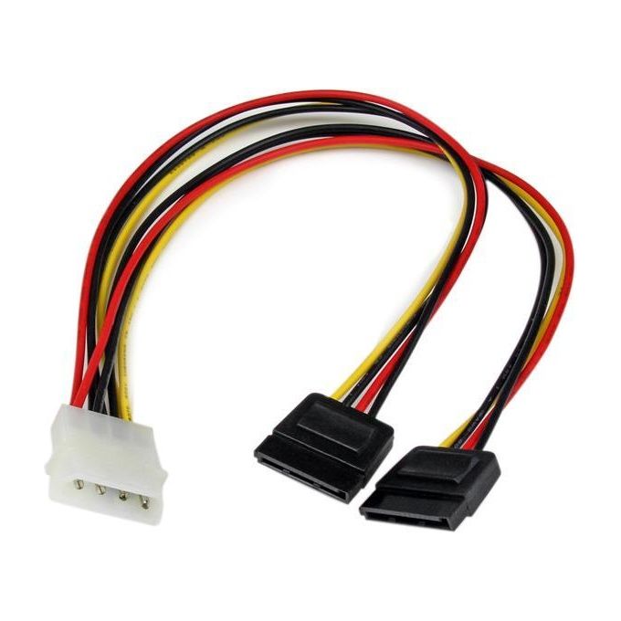 StarTech.com Cavo Adattatore Lp4 Di Alimentazione A Y2 X Sata 30cm