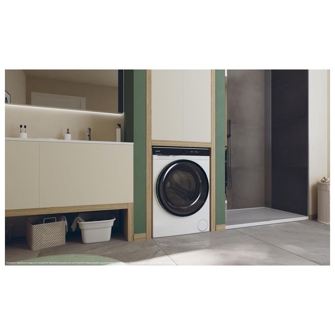 Candy BWS4128B8S ProWash 700 Lavasciuga Frontale 12-8 Kg 1400 rpm Classe D Inverter Vapore Wi-Fi (85x60x68 cm) colore Bianco