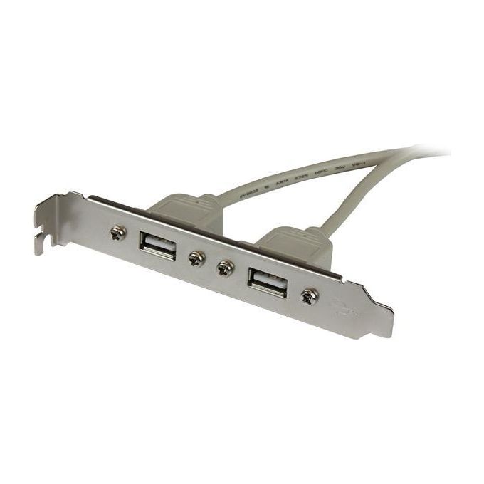 StarTech Adattatore piastra slot USB A femmina 2 porte