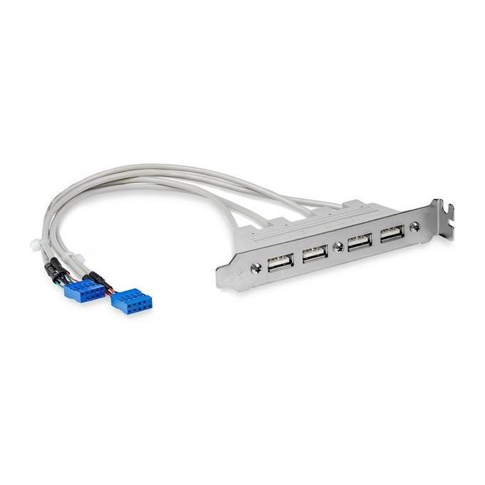 StarTech Adattatore piastra slot USB A femmina 4 porte