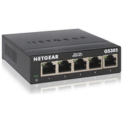 Netgear GS305-300PES Switch di Rete Non gestito L2 Gigabit Ethernet 10-100-1000 Nero