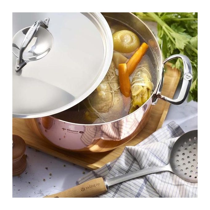 De Buyer Prima Matera Pentola per Arrosti Rame-Inox 28cm per Induzione