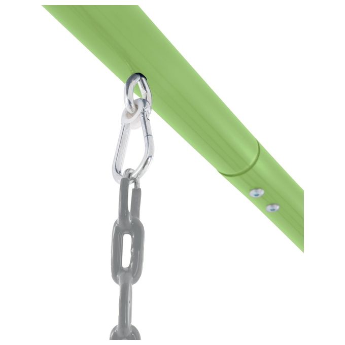 Intex 44121 Altalena Swing Set Colorata Due seggiolini e Dondolo 343x249x203 cm Bimbo Verde