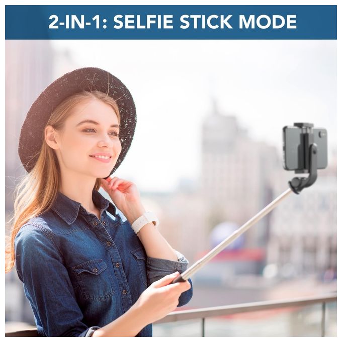 Cellular Line Asta Selfie Bluetooth Nero