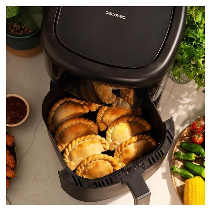 Cecotec 04993 Cecofry Bombastik 6000 Full Friggitrice ad aria 6 L 1700 W 12 Programmi Display Touch colore Nero