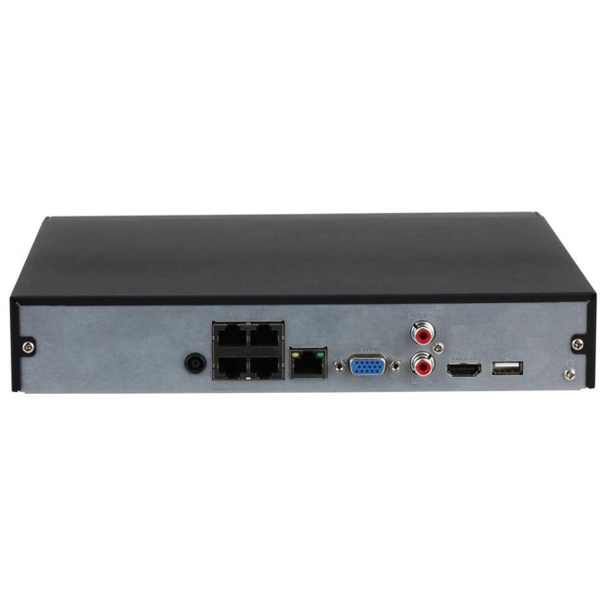 Dahua NVR4104HS-P-4KS3 Videoregistratore di Rete NVR 4 Canali IP 4K SSD 960GB 4 Porte PoE SMD Plus AI