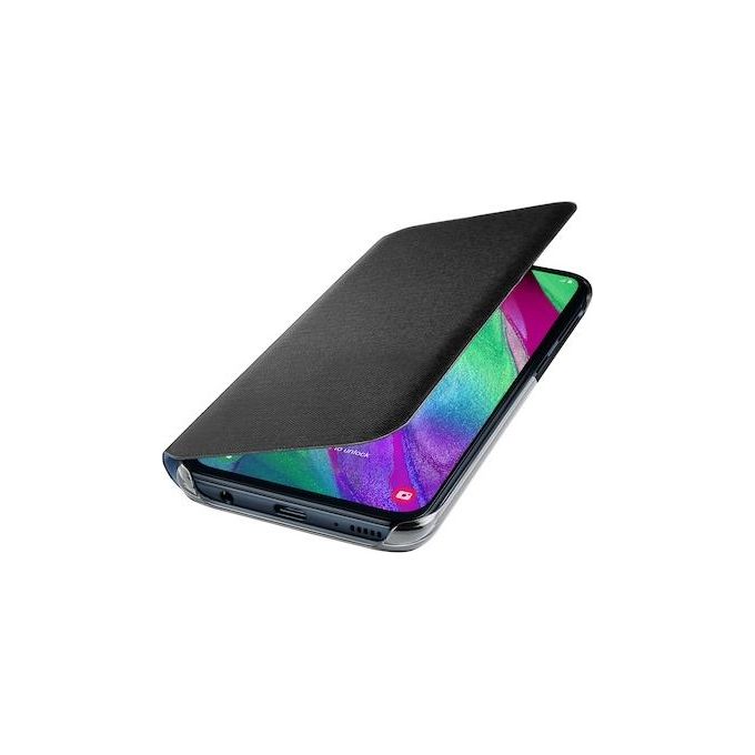 Samsung Wallet Cover Black Galaxy a40