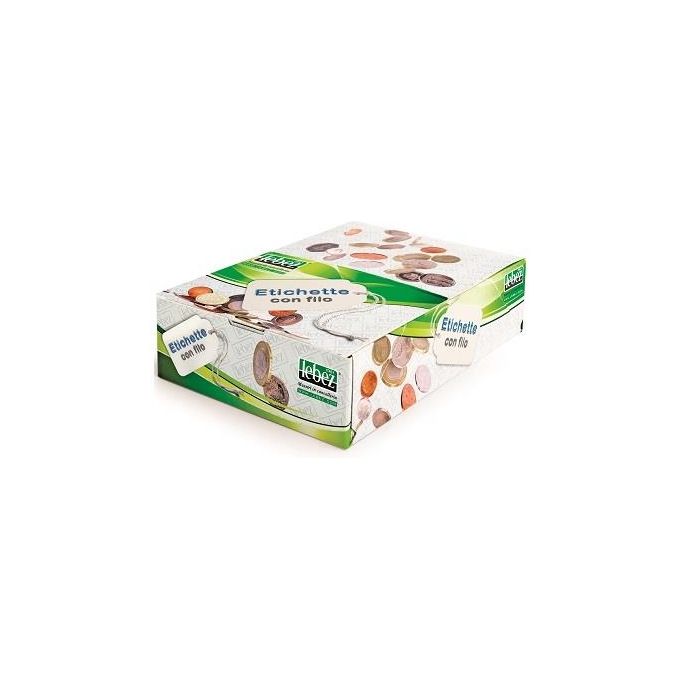 Lebez Confezione 500 Etichette con Filo 36x53mm