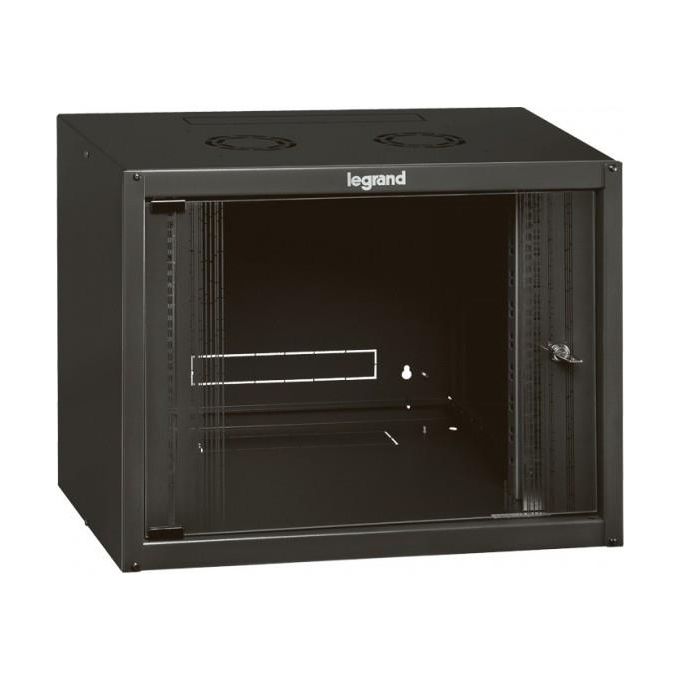 Legrand LG-646202 Armadio Box da Parete Legrand 12U 625x600x450 Porta In Vetro Ral 7016