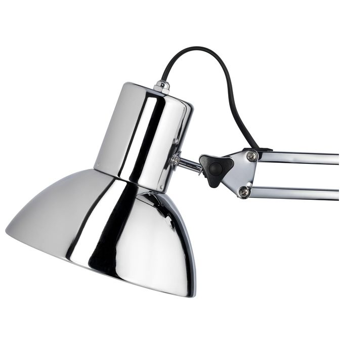 Unilux SUCCESS 80 Lampada da Tavolo Cromo E27 10W Led