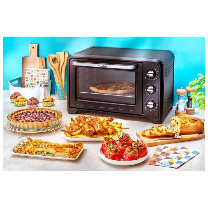 Moulinex OX495810 Optimo Forno Elettrico Ventilato 60 L 2200W 7 Modalita' di Cottura colore Nero