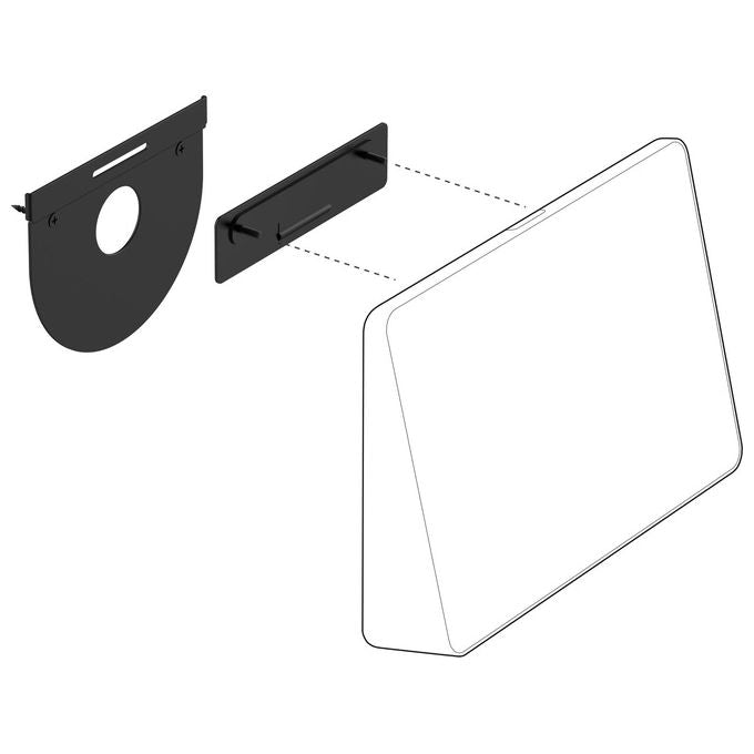 Logitech 939-001817 Tap Supporto da Parete con Gestione Cavi e Inclinazione 14° colore Nero