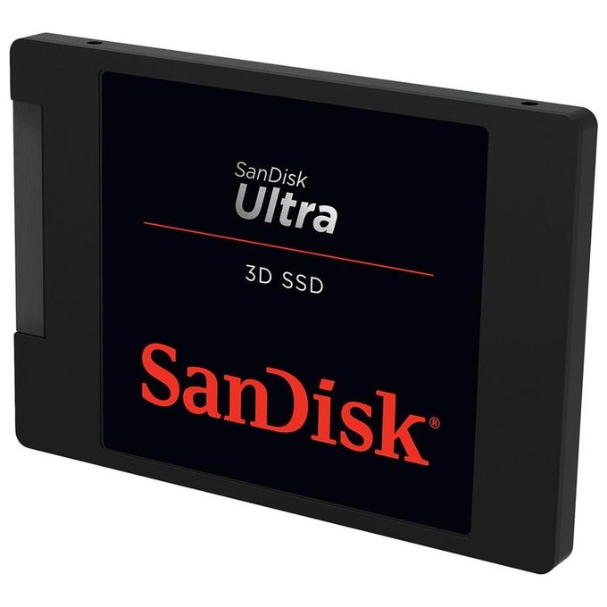 SanDisk SDSSDH3-500G-G26 Ultra 3D SSD Interno 500 GB 2.5'' SATA III 3D NAND velocita' lettura fino a 560 MB-s scrittura 510 MB-s colore Nero