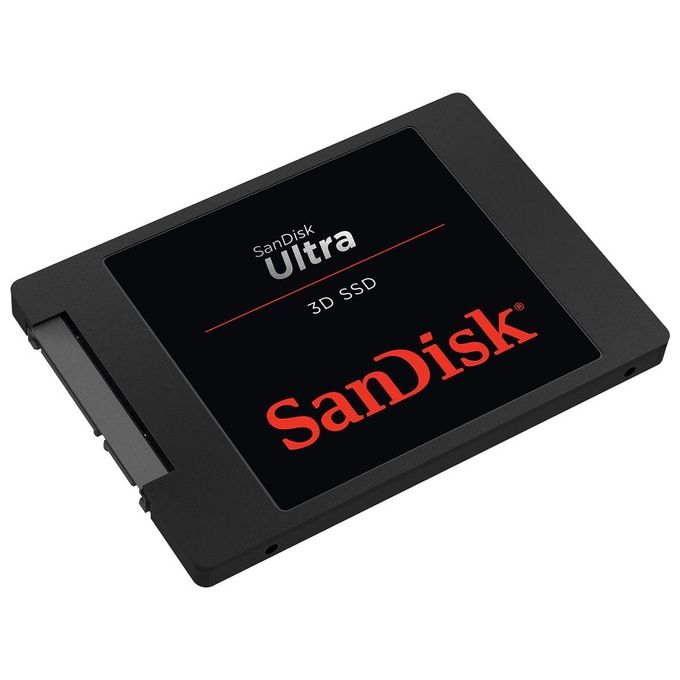 SanDisk SDSSDH3-500G-G26 Ultra 3D SSD Interno 500 GB 2.5'' SATA III 3D NAND velocita' lettura fino a 560 MB-s scrittura 510 MB-s colore Nero