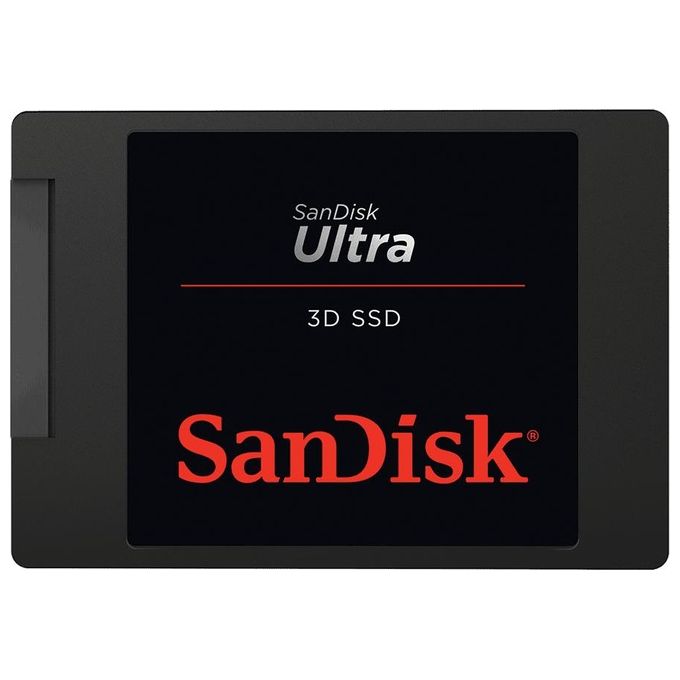 SanDisk SDSSDH3-500G-G26 Ultra 3D SSD Interno 500 GB 2.5'' SATA III 3D NAND velocita' lettura fino a 560 MB-s scrittura 510 MB-s colore Nero