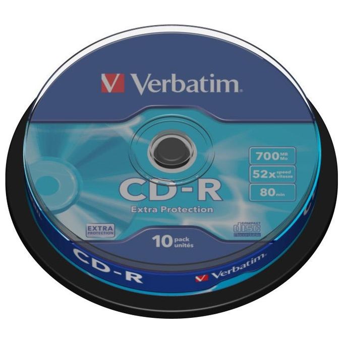 Verbatim Cd-r 700mb 52x 10pack Spindle