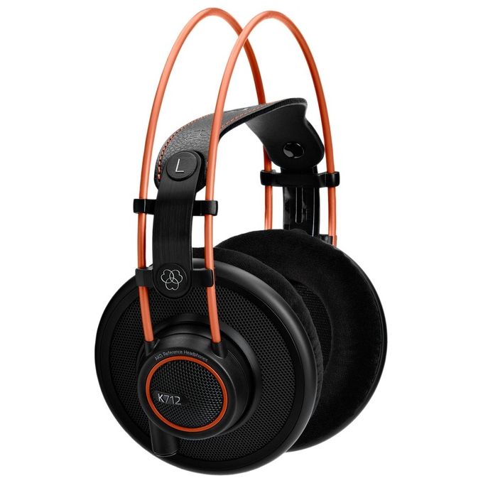 AKG 2458X00140 K712 Pro Cuffie a Padiglione Open Back 62 Ohm 105 dB SPL-V 10 Hz 39,8 kHz colore Nero