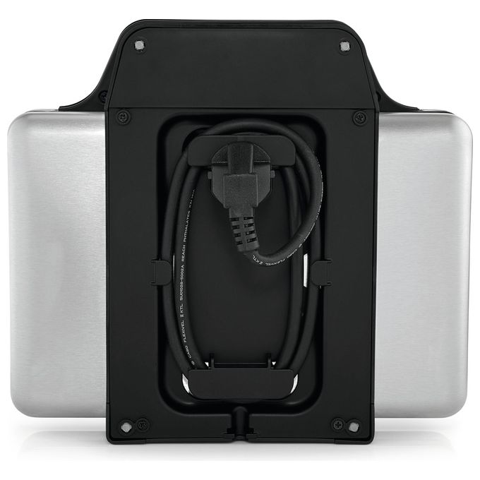 WMF 415150011 Lono Sandwich Toaster 800 W Capacita' 2 Toast Rivestimento Antiaderente Colore Argento